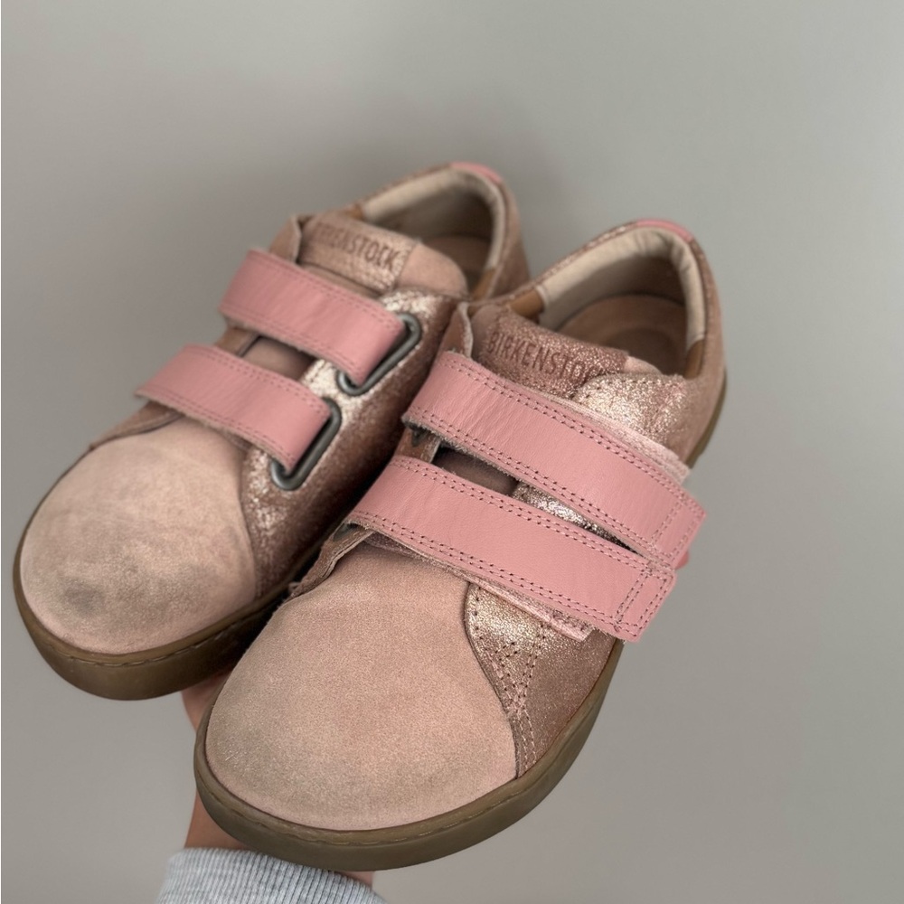 Birkenstock Kids Arran Grip Tape Metallic Rose 34 EU
Or US3